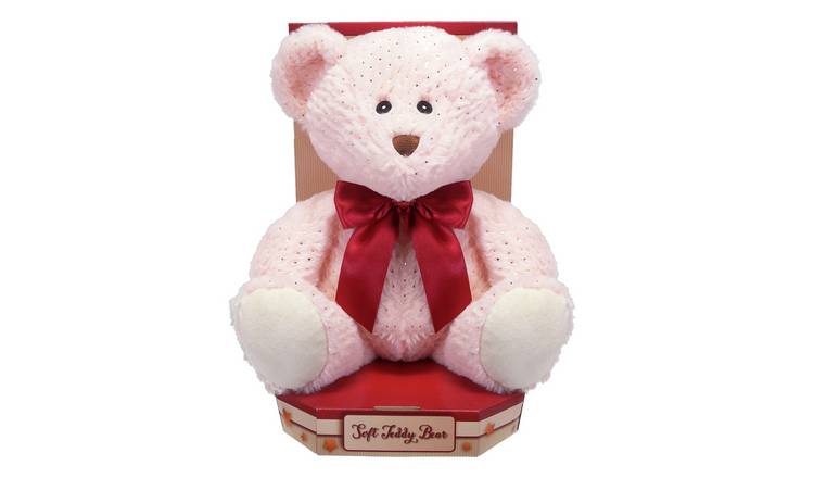 10inch Bear Soft Toy - Pink