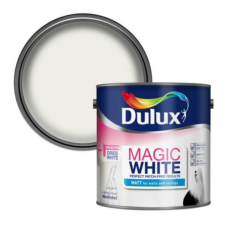 Dulux Magic White Matt paint 2.5L - British product