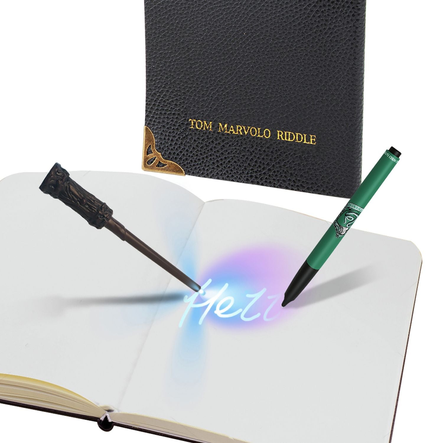 Harry Potter Tom Riddle diary notebook A5 with pen and UV wand, UK version