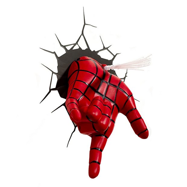 Marvel Spiderman hand light novelty light - British product