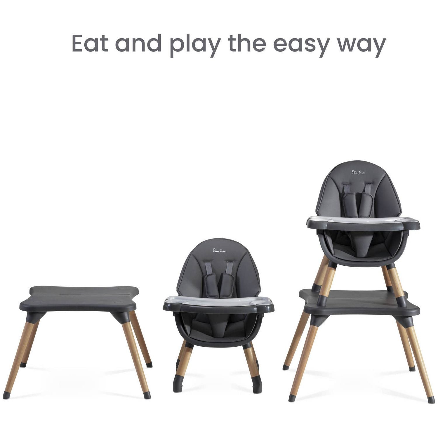 Silver Cross Eat & Play 4-in-1 highchair (British brand)