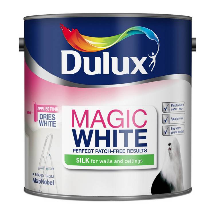 Dulux silk paint white 2.5L - British product