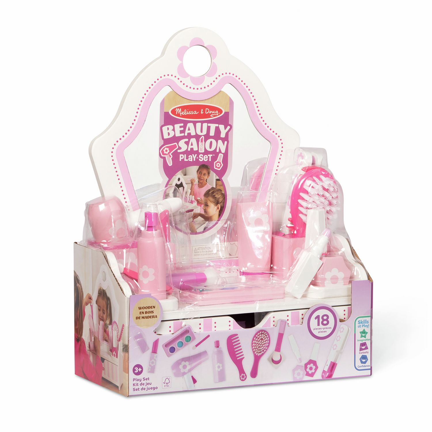 Melissa & Doug wooden beauty salon set, imported from the UK