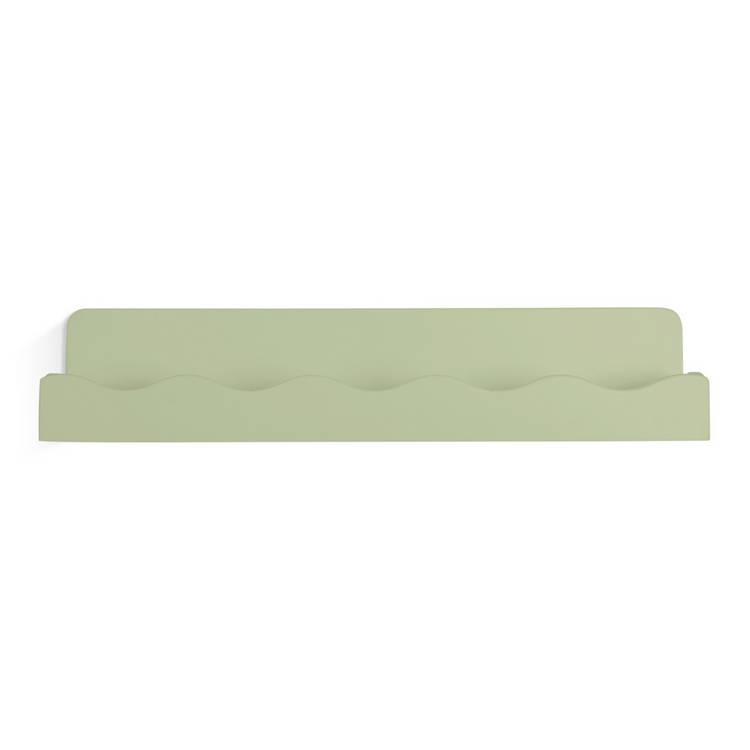 Habitat kids scalloped storage shelf in sage green, UK version