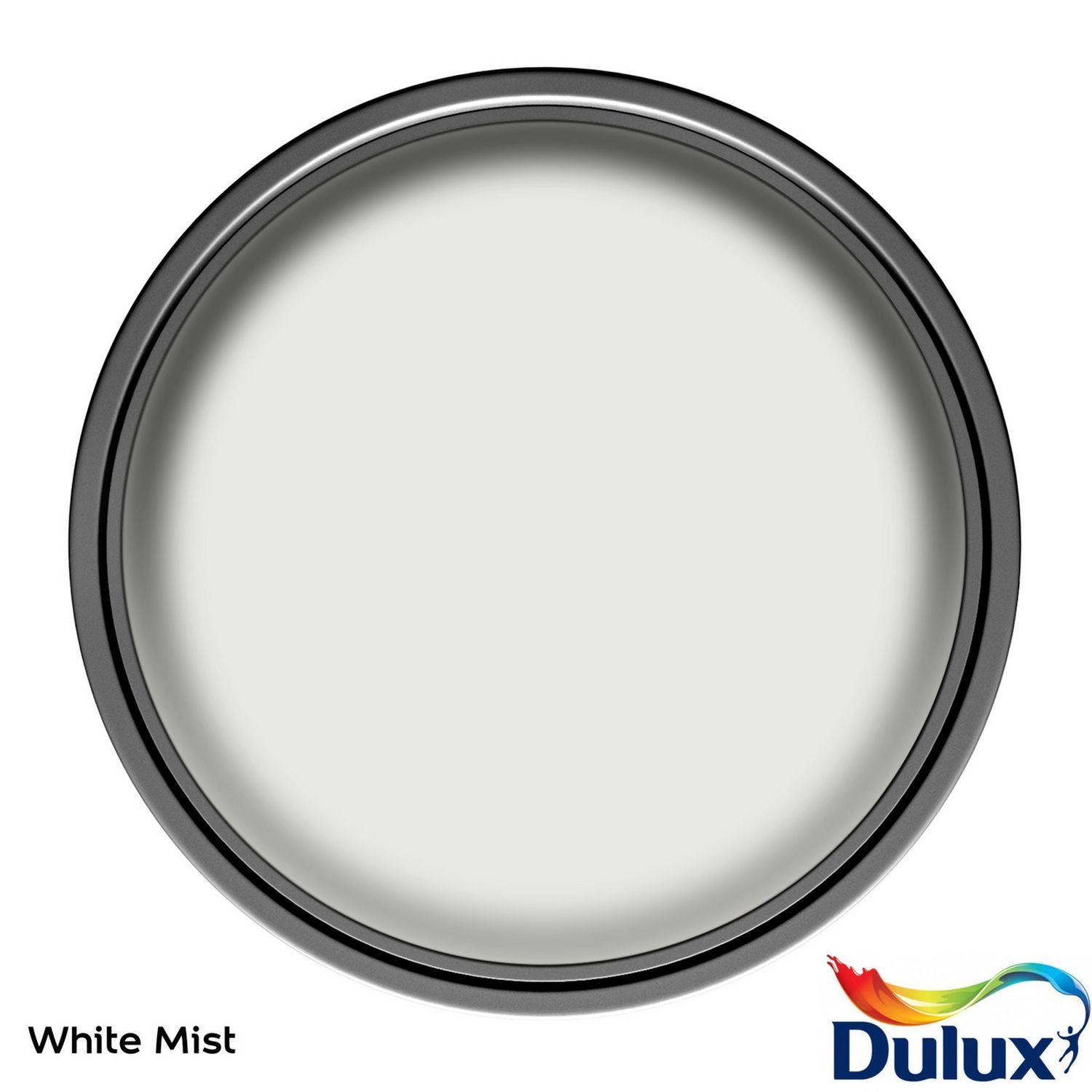Dulux silk paint White Mist 5L, imported from the UK