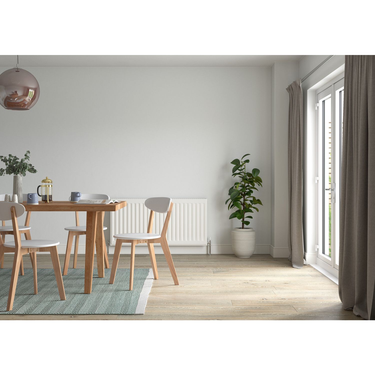 Dulux silk paint White Mist 5L, imported from the UK