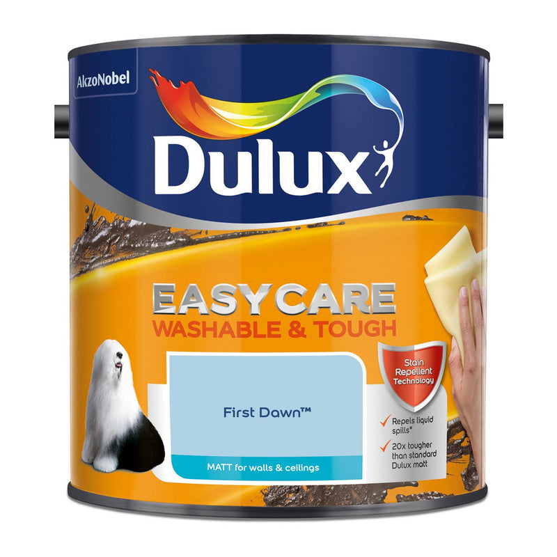 Dulux Easycare Washable and Tough Matt Paint First Dawn 2.5L (British brand)