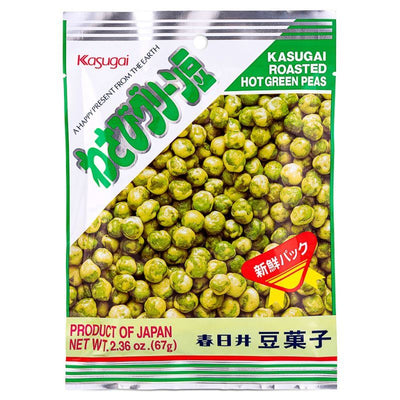 Oriental Mart Kasugai Wasabi Roasted Hot Green Peas Snack- Buy online at McGrocer