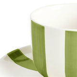 Habitat teacup and saucer hand-painted stripe 230ml, imported from the UK