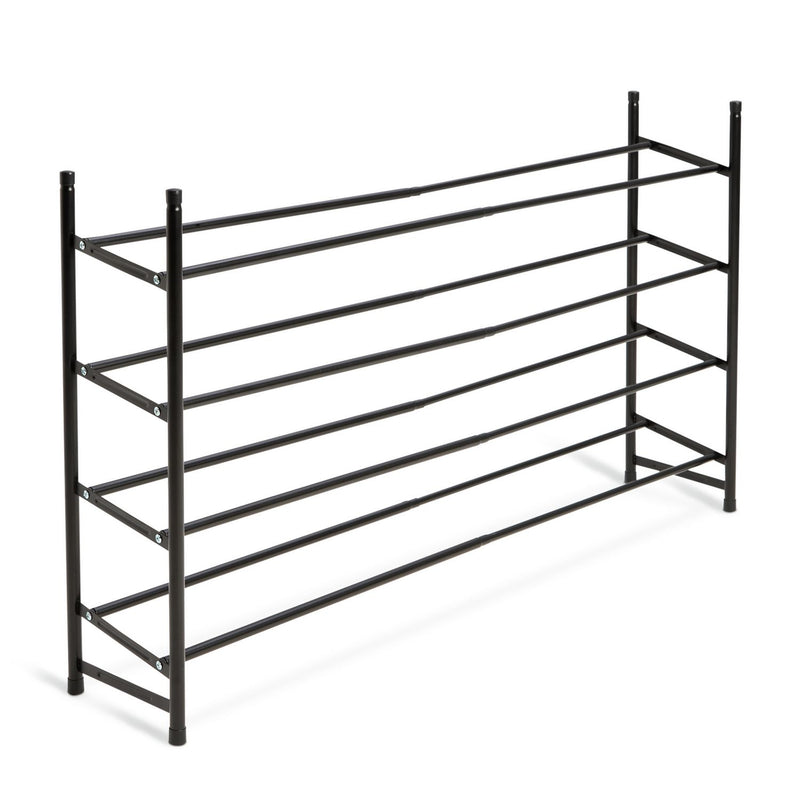 Argos Home Yori black extendable shoe rack - British product