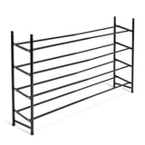 Argos Home Yori black extendable shoe rack - British product