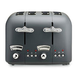 De'Longhi CT04 grey retro toaster, imported from the UK