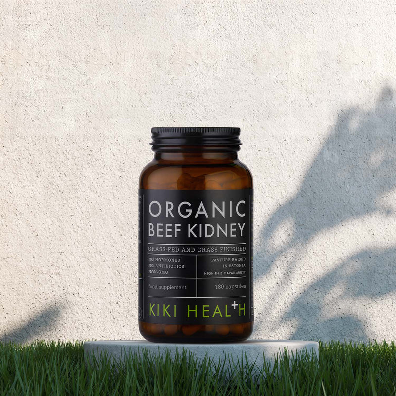 KIKI Health organic beef kidney capsules 180 Vegicaps, UK version