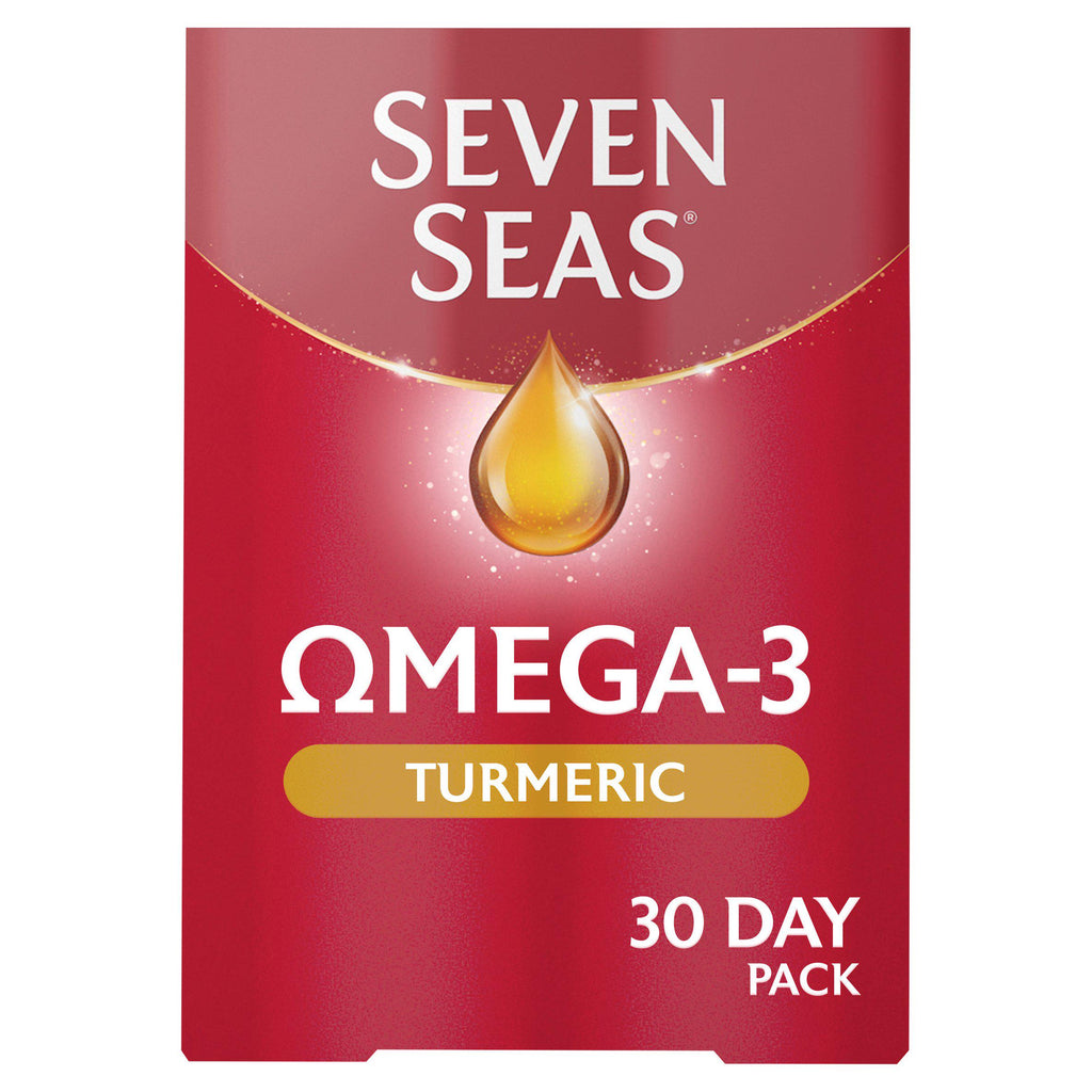 Seven Seas Omega-3 Fish Oil & Turmeric with Vitamin D 30 Day Duo Pack