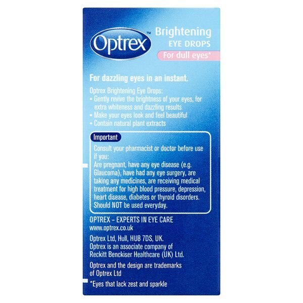 Optrex Brightening Eye Drops Dazzling Eyes 10ml GOODS Superdrug   