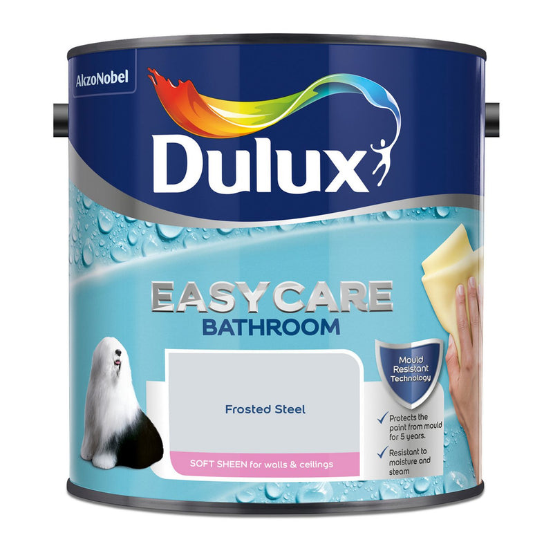 Dulux bathroom paint Frosted Steel 2.5L (British brand)