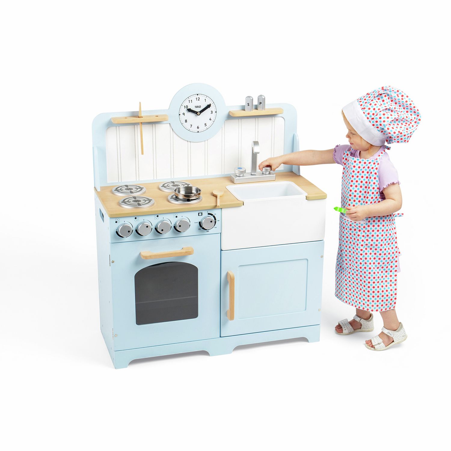 Tidlo Wooden Country Play Kitchen (British brand)