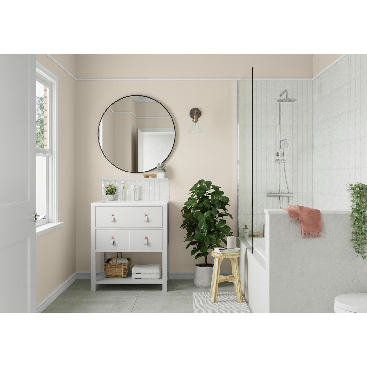 Dulux Easycare Bathroom Paint Magnolia 2.5L, UK version