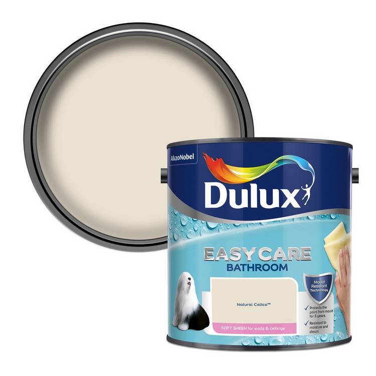 Dulux Easycare Bathroom paint Natural Calico 2.5L - British product