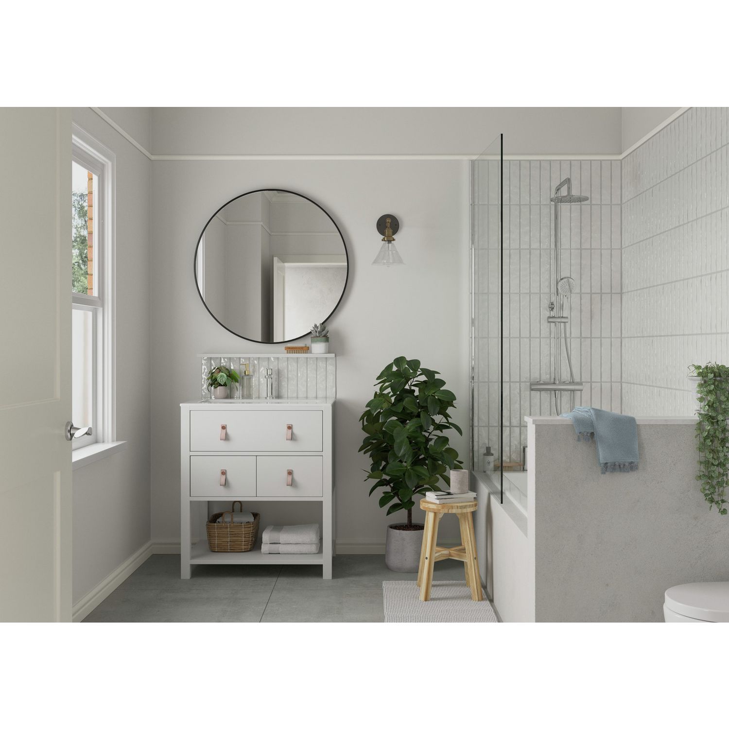 Dulux bathroom paint Pure Brilliant White 1L, imported from the UK