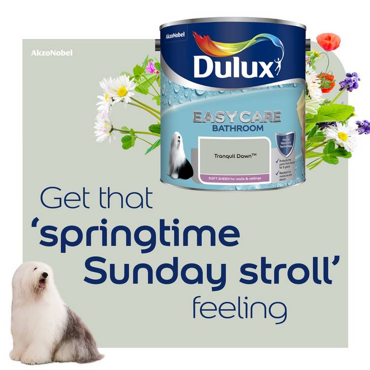 Dulux Bathroom Paint Tranquil Dawn 2.5L (British brand)