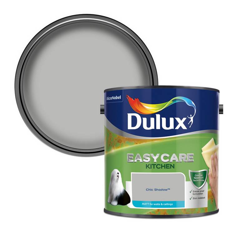 Dulux Easycare Kitchen matt paint Chic Shadow 2.5L, UK version
