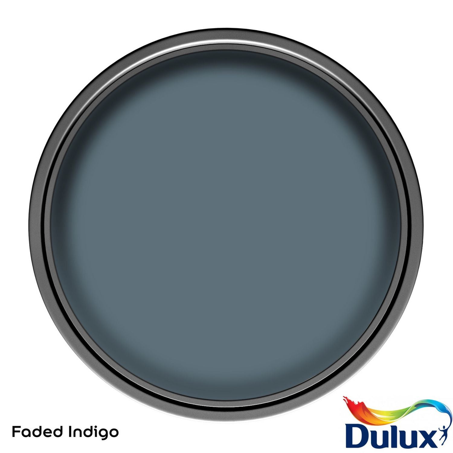 Dulux Easycare Kitchen paint Faded Indigo 2.5L, imported from the UK