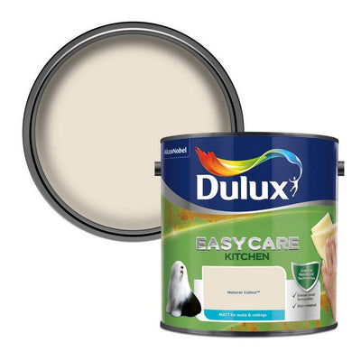Argos Dulux Easycare Kitchen Matt Natural Calico Paint - 2.5L- Buy online at McGrocer
