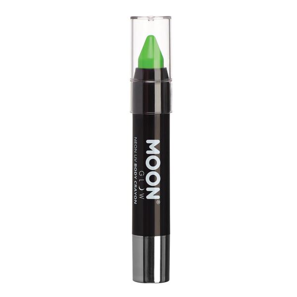 Moon Glow UV Body Crayons Pastel Green, imported from the UK