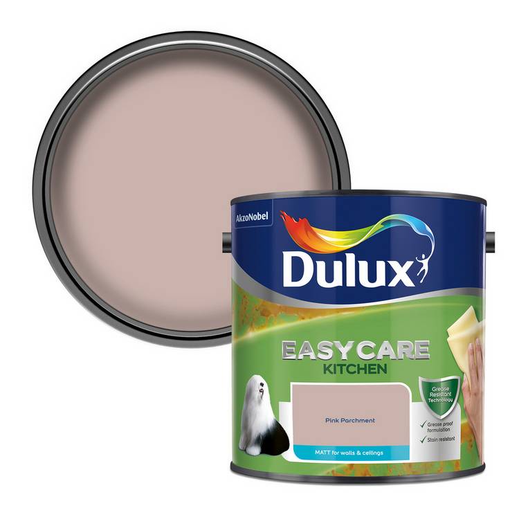 Dulux paint Pink Parchment 2.5L, UK version