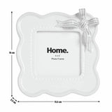 Argos Home ceramic picture frame pink bow 4x4 inch, UK version