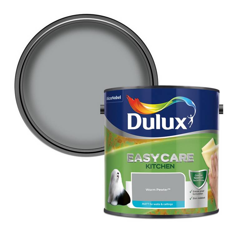 Dulux Easycare Kitchen paint Warm Pewter 2.5L, UK version