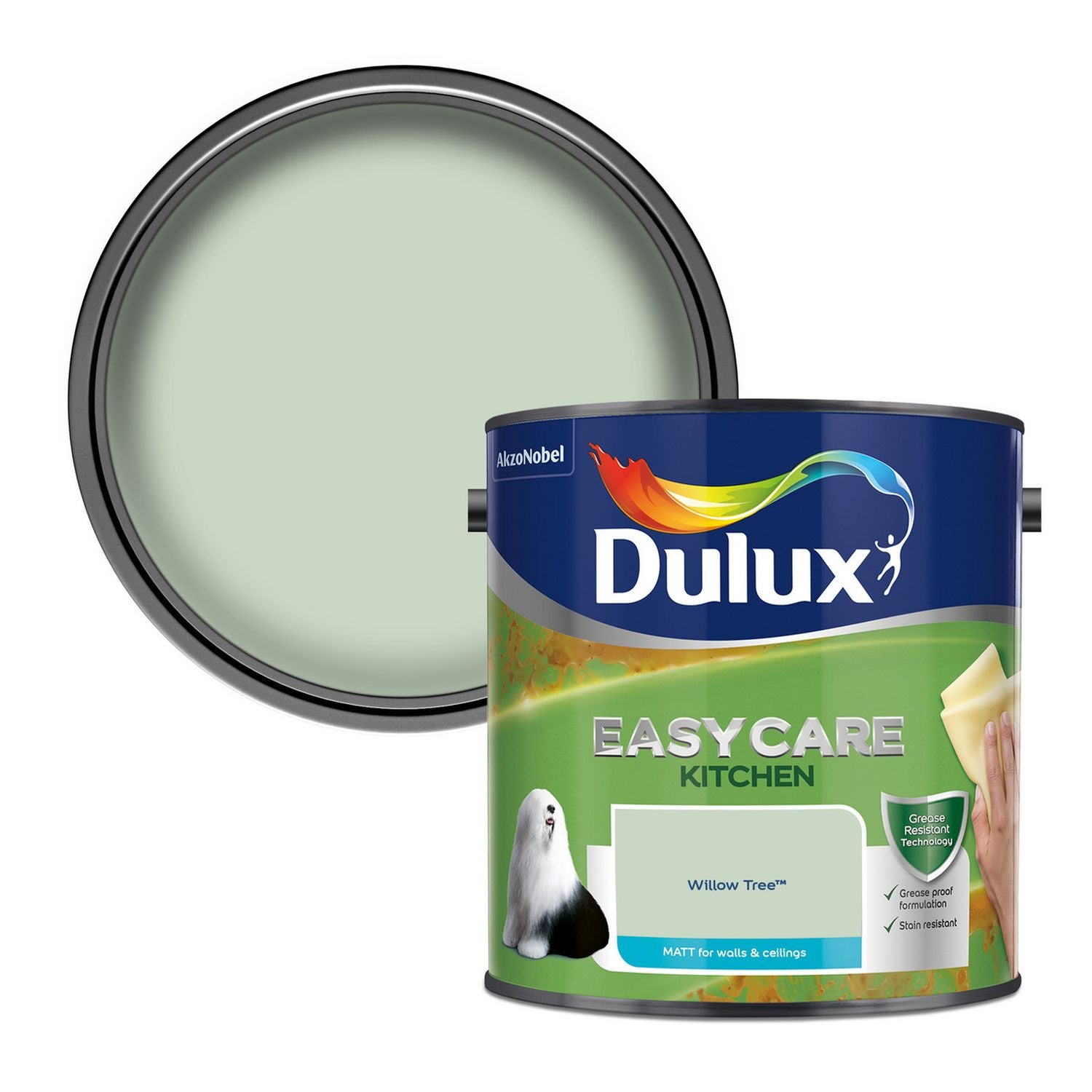 Dulux kitchen paint Willow Tree 2.5L (British brand)