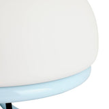 Habitat Blake opal glass table lamp blue, UK version
