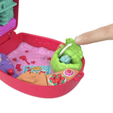 Polly Pocket Picnic Bunny Compact playset with micro doll and accessories, imported from the UK