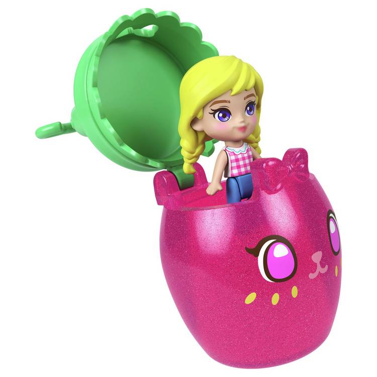 Polly Pocket Picnic Bunny Compact playset with micro doll and accessories, imported from the UK