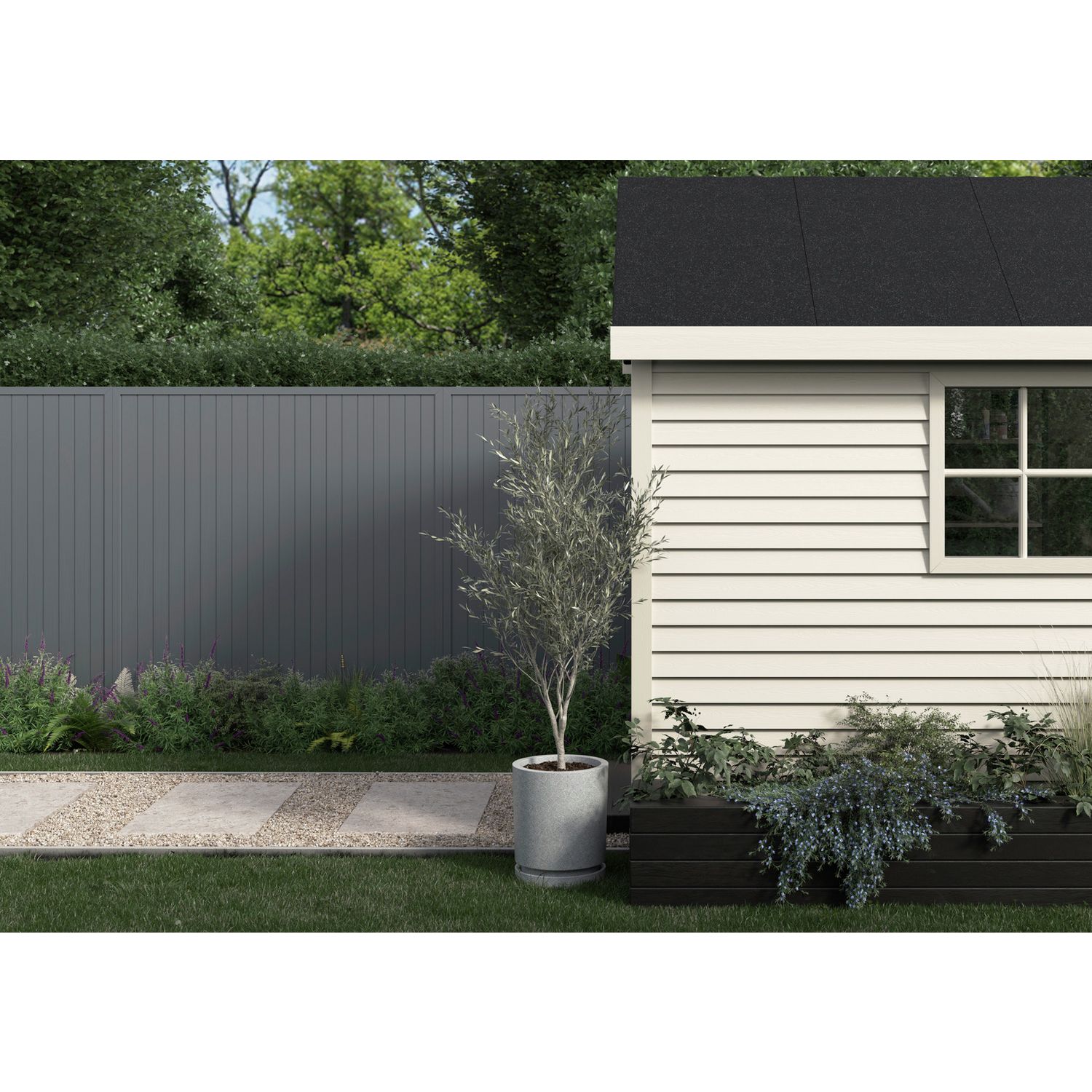 Cuprinol garden paint Urban Slate 2.5L - British product