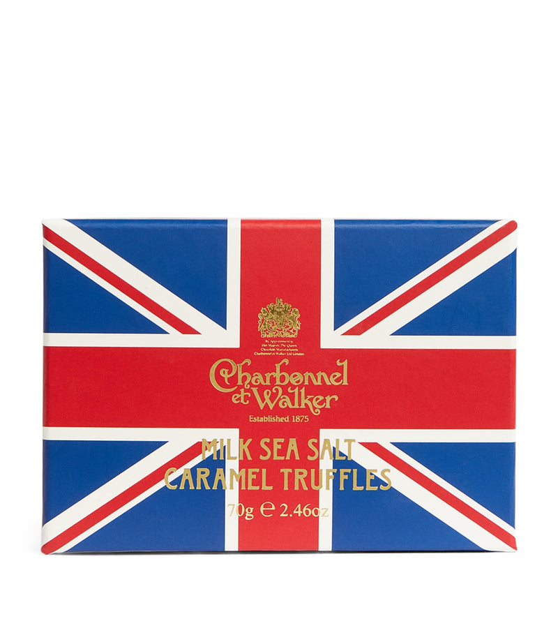 Charbonnel et Walker milk sea salt caramel chocolate truffles 70g - British product