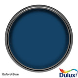 Dulux Weathershield Satin Oxford Blue paint 750ml - British product