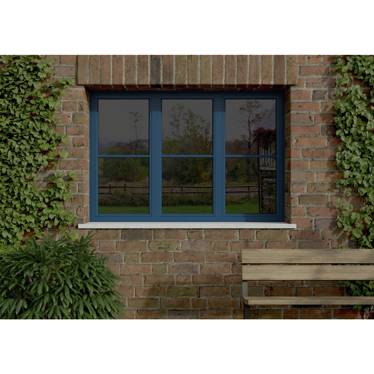 Dulux Weathershield Satin Oxford Blue paint 750ml - British product