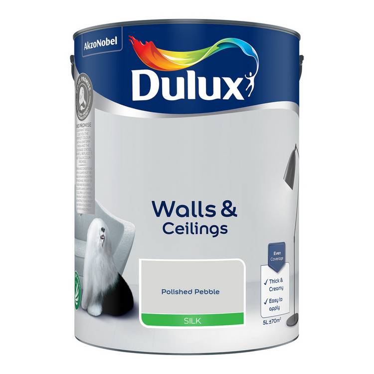 Dulux paint Polished Pebble 5L, imported from the UK