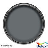 Dulux exterior satin paint Gallant Grey 750ml, UK version