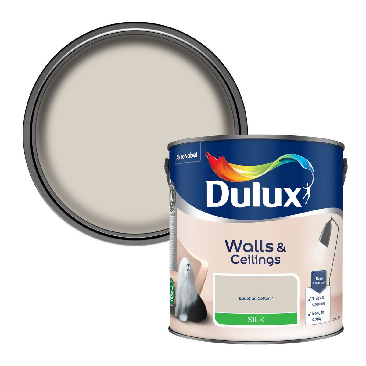 Dulux paint Egyptian Cotton 2.5L - British product