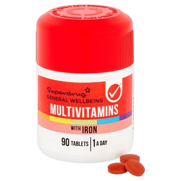 S/D MULTI-VITAMINS WITH IRON 90S GOODS Superdrug   