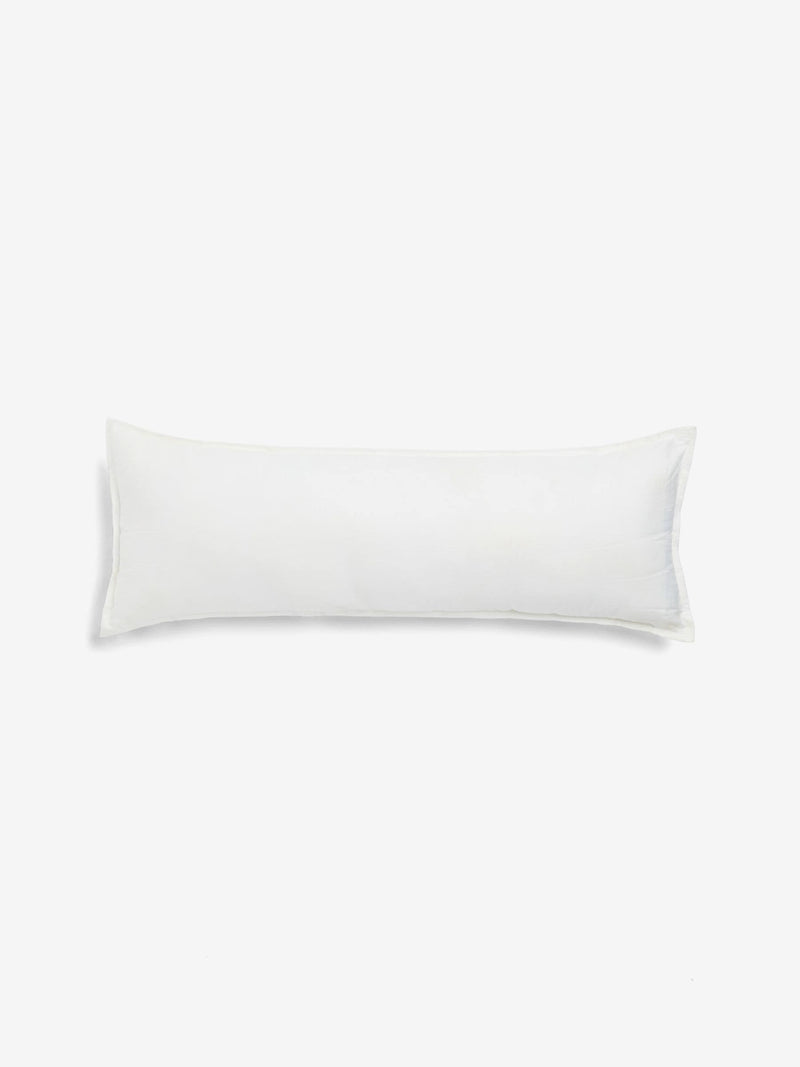 Small bolster feels like down pillow (British brand)