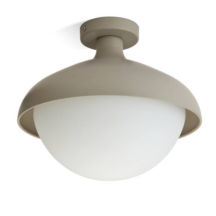 Habitat Acorn flush ceiling light latte, UK version
