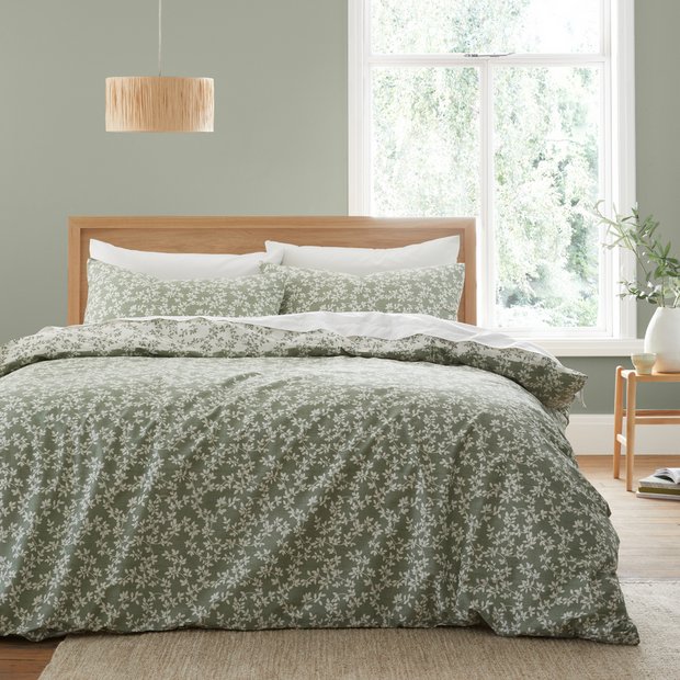 Bianca green bedding set double, UK version