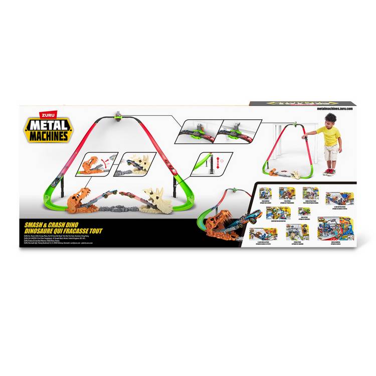Zuru Metal Machines Smash & Crash Dino Playset - British product