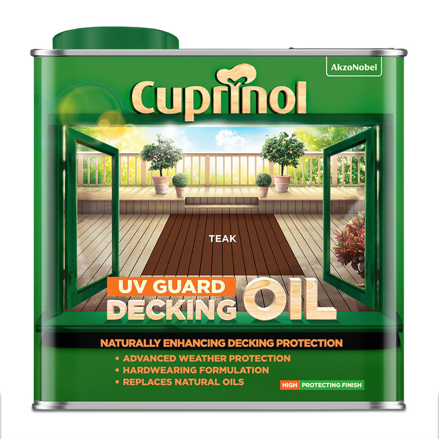 Cuprinol decking oil Teak 2.5L, UK version