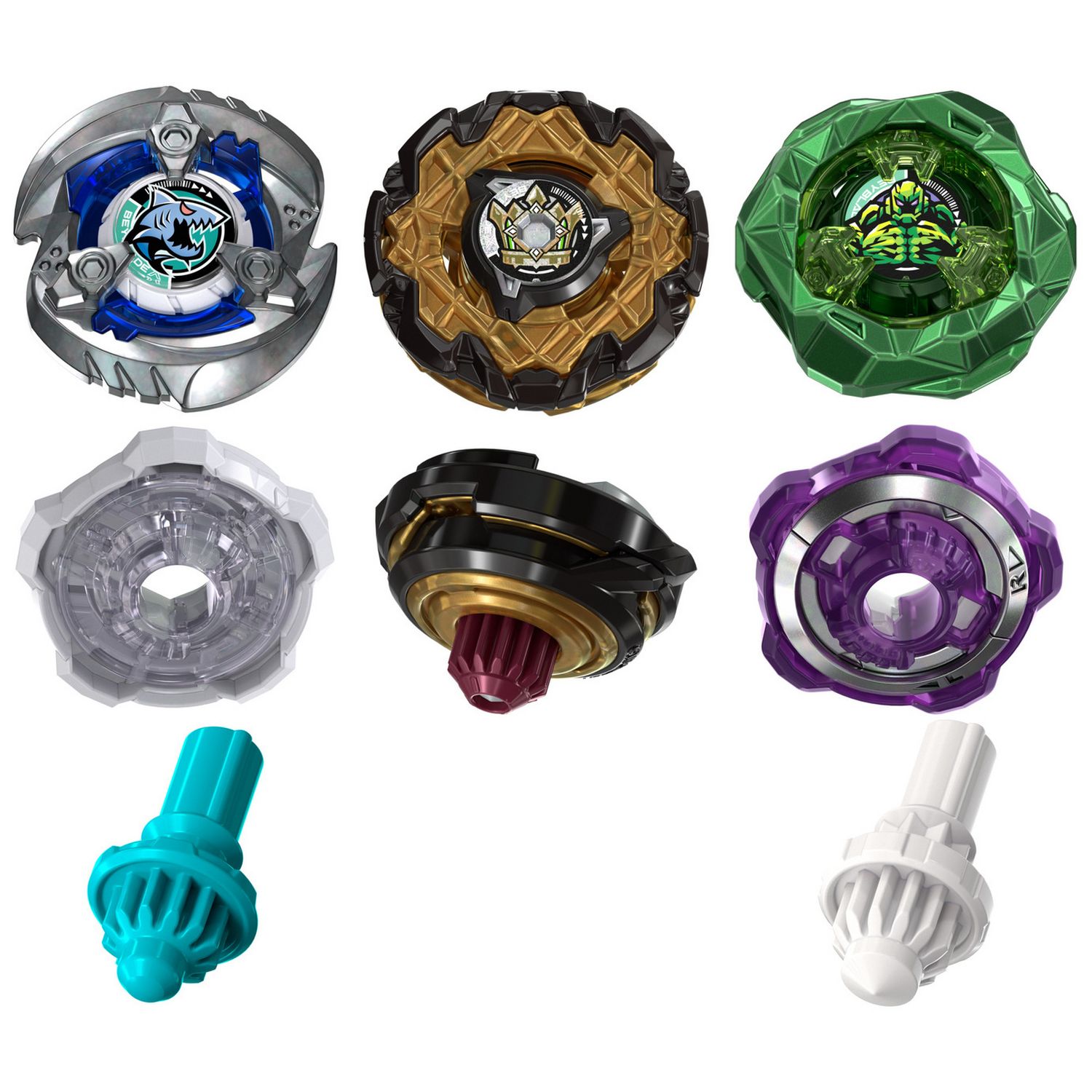 Beyblade X-treme Battlers pack of 3 spinning tops (British brand)